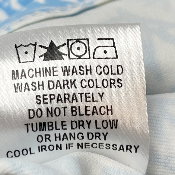 PERSIFOR Women’s Blue White Coral Print BRIE Top Tassel Back Resort Preppy Sz XS - Picture 10 of 11